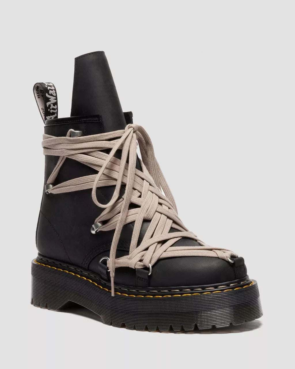 Leather Platform Boots
