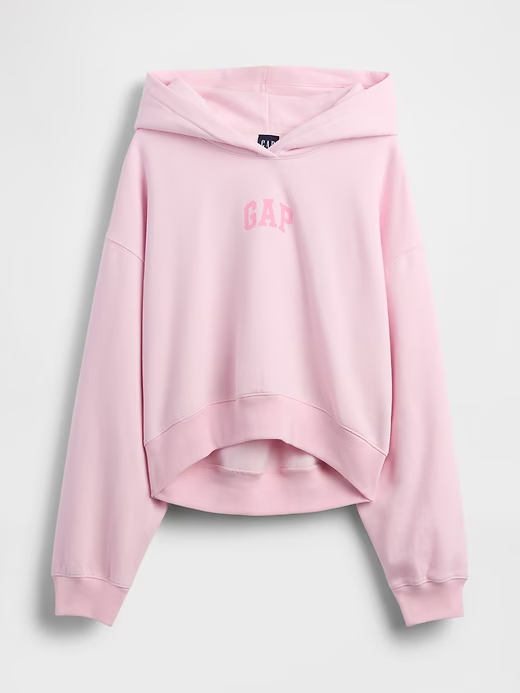 Vintage Soft Crop Logo Hoodie