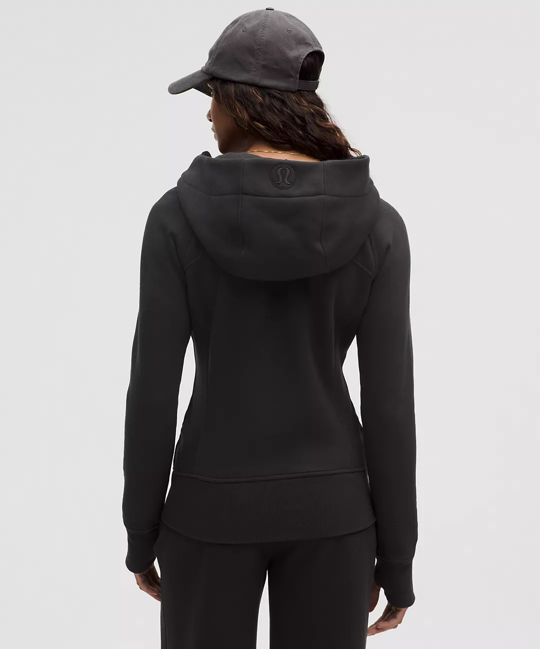 Scuba Full-Zip Hoodie & Mid-Rise Wide-Leg Pant Set