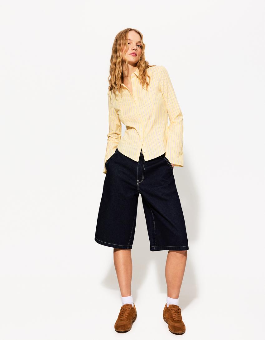 BLOUSE WITH WIDE SLEEVES