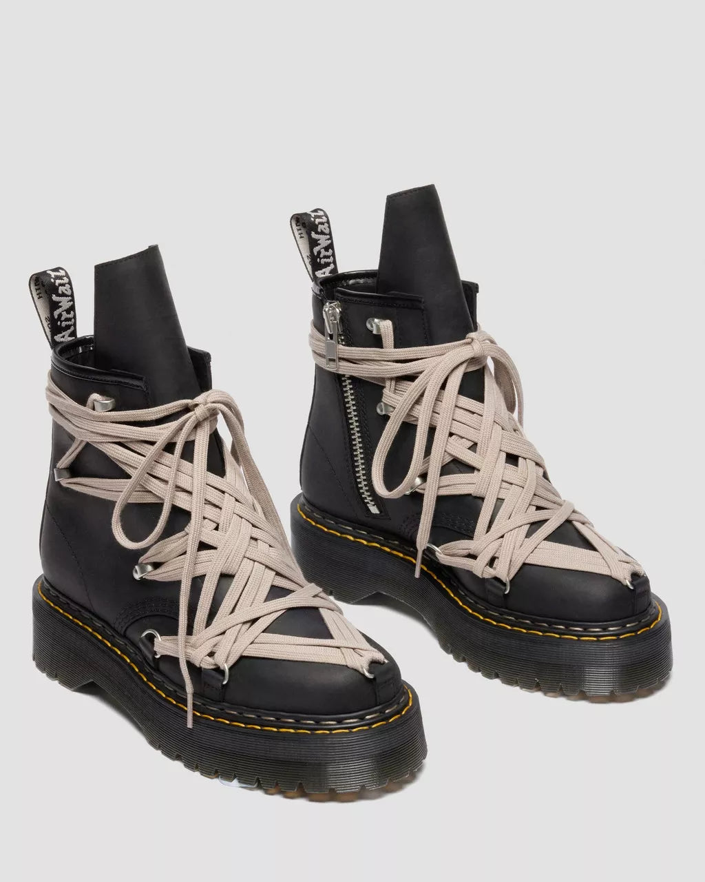 Leather Platform Boots