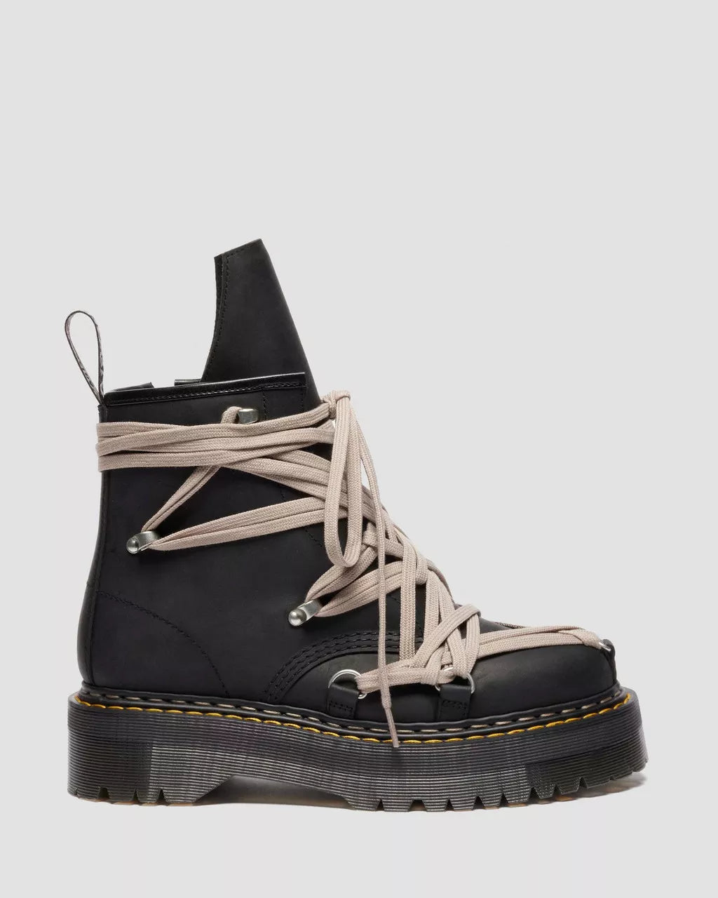 Leather Platform Boots