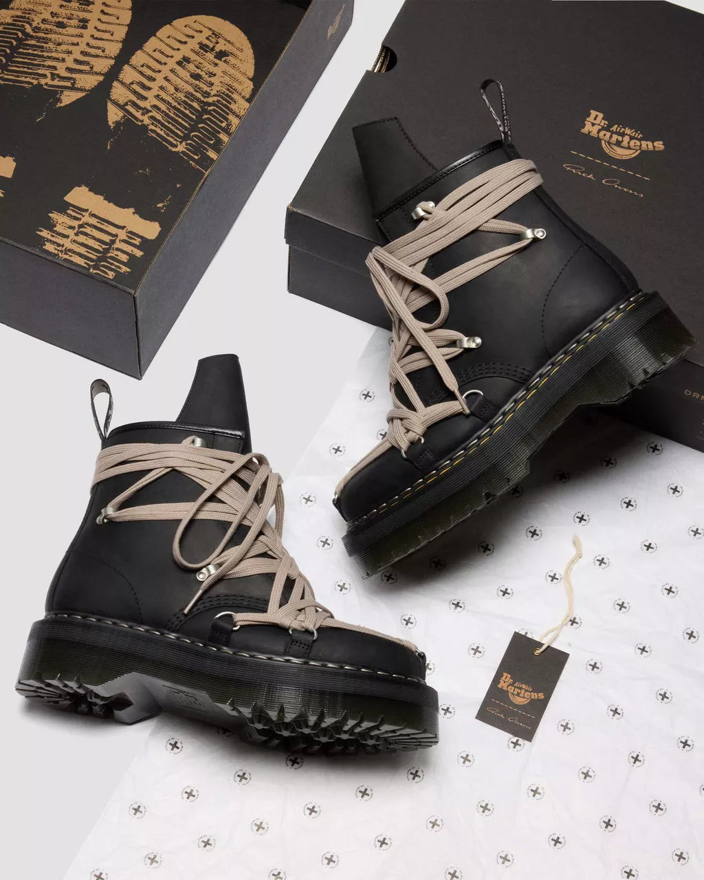 Leather Platform Boots