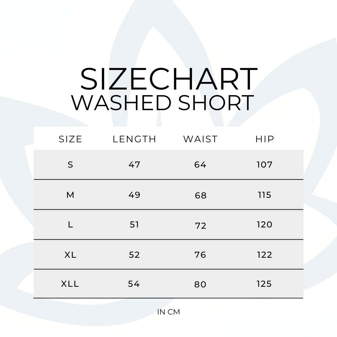 UMBER - WASHED SHORTS