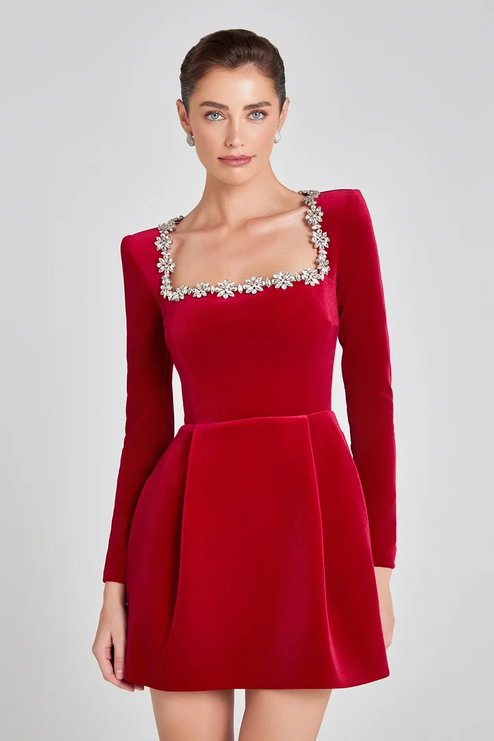 Elodie Velvet Dress